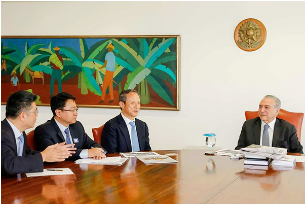 巴西總統特梅爾會見徐工集團董事長王民
