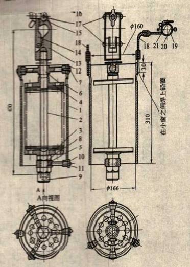 活塞環與鍍鉻陽極掛具陽極裝配圖